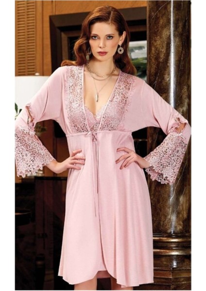 561 Penye Koton Dantelli Altılı Set Çeyiz Takım