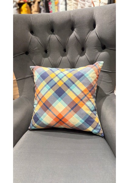 Gökkuşağı / Çift Tarafı Baskılı Evelyn Süet Kırlent Kılıfı 43 x 43 fiyatları