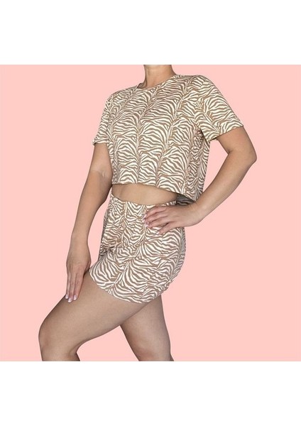 T-Shirt Şort Örme Pijama Takımı fiyatları