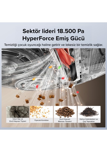 Qrevo Edge 5V1 Akıllı Robot Süpürge - Beyaz modelleri