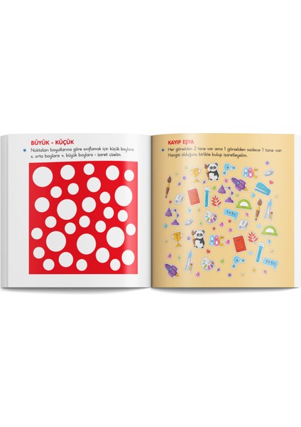 2li Set Şıp Şıp Eğleniyorum Öğreniyorum ve Odaklanma ve Beyin Güçlendiren 6'lı Çocuk Kitap Seti