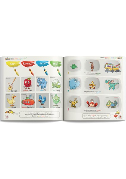 2li Set Şıp Şıp Eğleniyorum Öğreniyorum ve Odaklanma ve Beyin Güçlendiren 6'lı Çocuk Kitap Seti