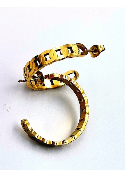 Gold Renk Figürlü Çelik Küpe fiyatları