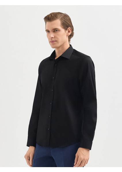 Toss Erkek Extra Slım Fıt Gömlek-Siyah fiyatları