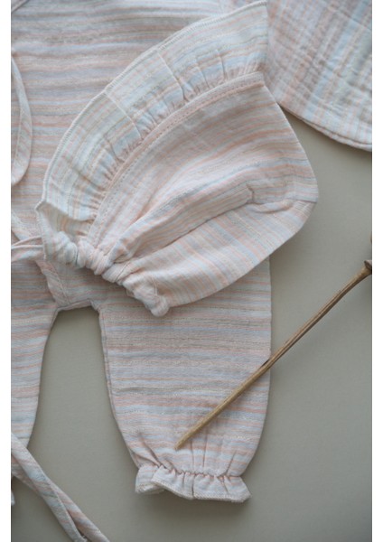 Parıltı Kruvaze Yenidoğan Hastane Seti Müslin %100 Pamuk fırsatları