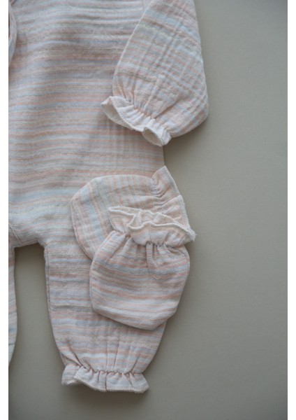 Parıltı Kruvaze Yenidoğan Hastane Seti Müslin %100 Pamuk indirimleri