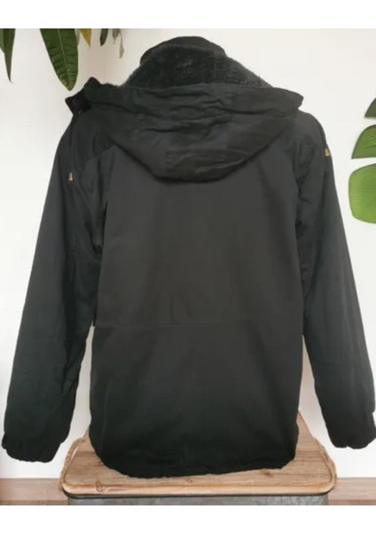 Rüzgar Geçirmez Polar Kapüşonlu Kışlık Parka modelleri