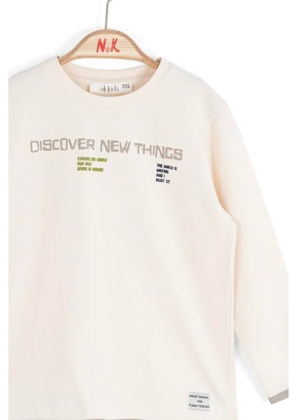 Erkek Bebek New Sweatshirt 1-4 Yaş Gri modelleri