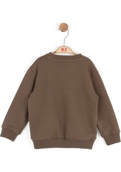Erkek Bebek Wild Sweatshirt 1-4 Yaş Haki fiyatları