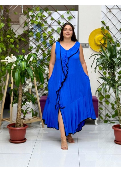 VL7051 Ispanyol Vual Elbise Saks fırsatları