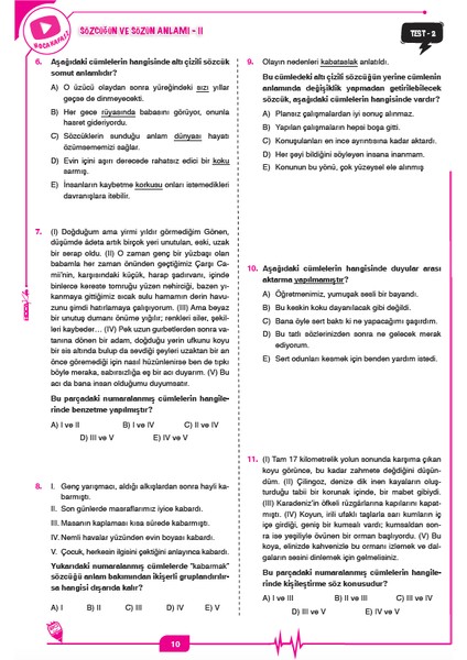 2026 Meb – Ags Sözel Yetenek Soru Bankası modelleri