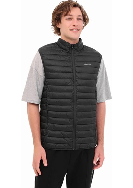 Star Vest Erkek Yelek - Siyah