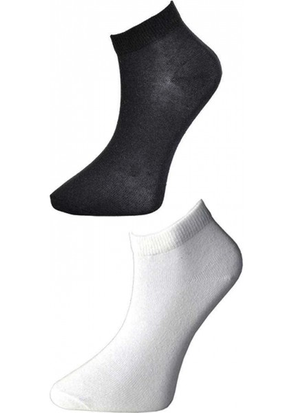 Siyah ve Beyaz Kadın Bilek Çorap 9 Çift fiyatları