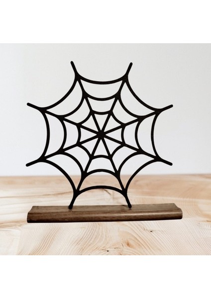 Hallowen Pla Hammadde Örümcek Ağı Dekor Süsü
