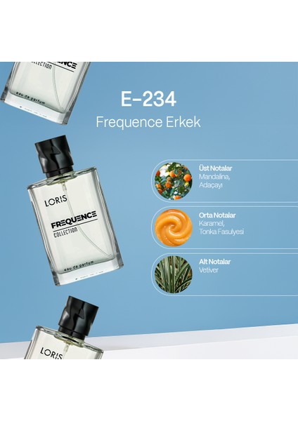 E-234 Frequence Erkek Parfüm 50 ml fiyatları