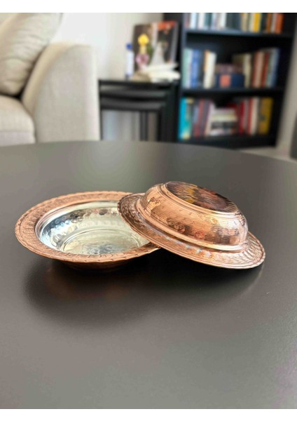 Bakır Kahvaltılık 6 Lı Çerezlik Sunumluk 12.5 cm Meze Tabağı fırsatları