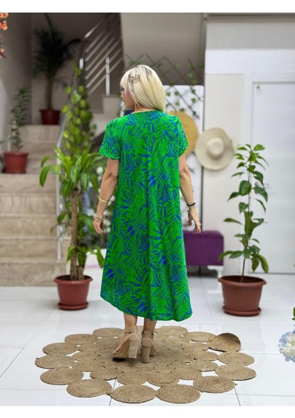 FD17026 Viskon Frida Elbise modelleri