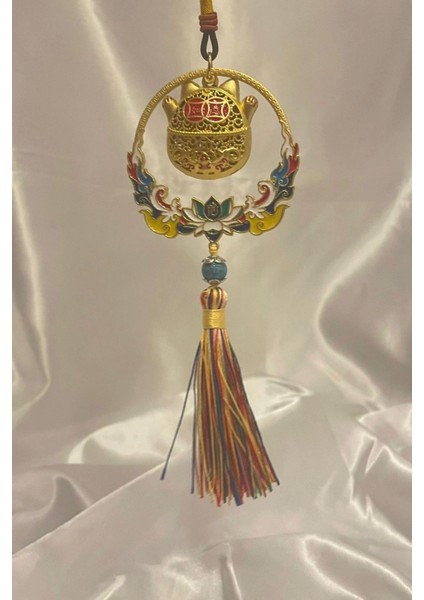 Feng Shui Para Kedisi Ejderha Yılı Buda Şans Para Bolluk Bereket Duvar Süsü