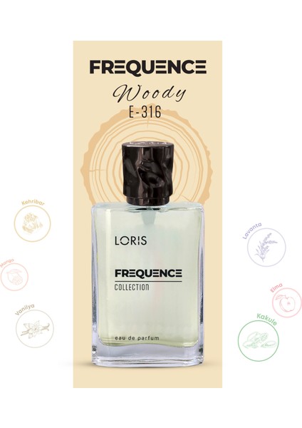 E-316 Frequence Erkek Parfüm 50 ml indirimleri