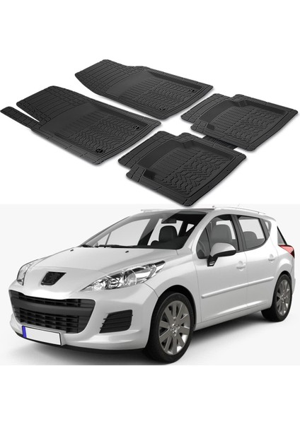 Peugeot 207 2006-2015 Uyumlu Paspas Seti PP800A1