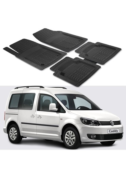 Volkswagen Caddy 2010-2015 Uyumlu Paspas Seti PP993A1
