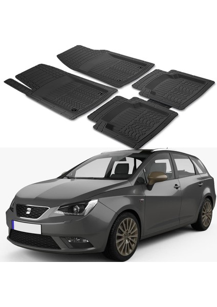 Seat Ibiza 4 6j/6p 2008-2017 Uyumlu Paspas Seti PP882A1