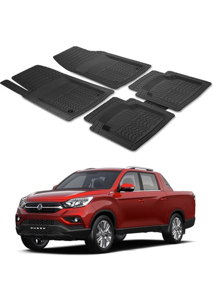 Ssangyong Musso 2 2018 + Uyumlu Paspas Seti PP058A1