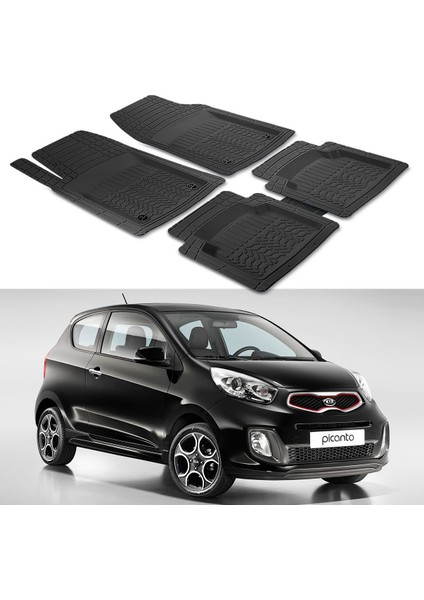 Kia Picanto 2 Ta 2011-2017 Uyumlu Paspas Seti PP580A1