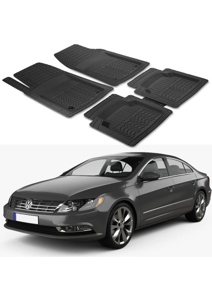Volkswagen Passat cc 2008-2016 Uyumlu Paspas Seti PP965A1