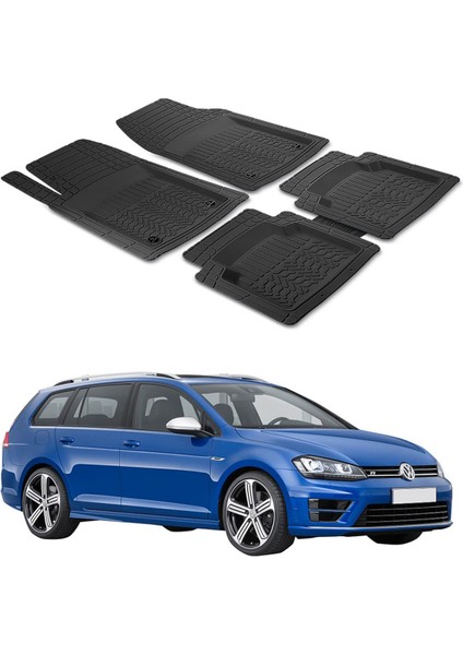 Vw Golf 7 2012 - 2019 Sw Uyumlu Paspas Seti PP015A1