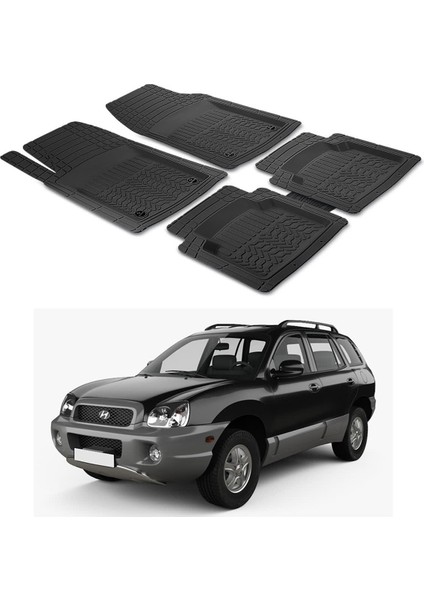 Hyundai Santa Fe Sm 2001 - 2006 Uyumlu Paspas Seti PP148A1