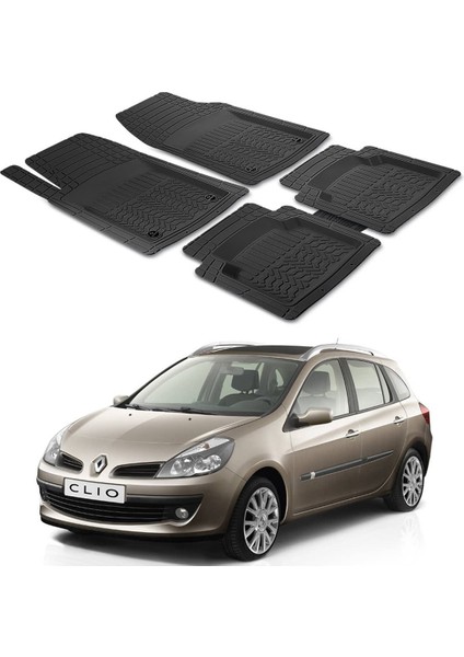 Renault Clio 3 Grandtour 2005 - 2013 Sw Uyumlu Paspas Seti PP082A1