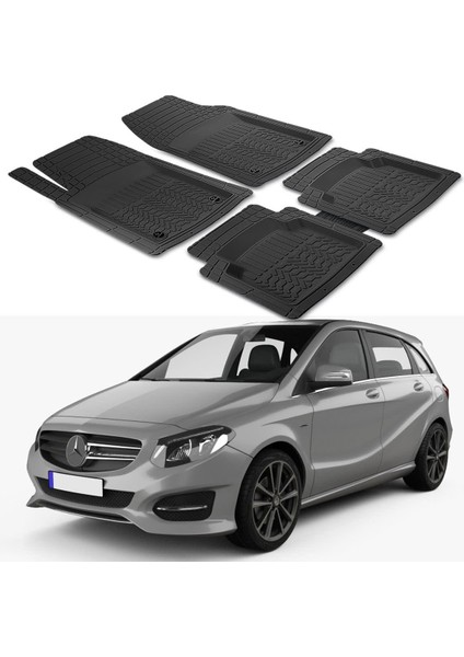 Mercedes B-Klasse W246 2011-2018 Uyumlu Paspas Seti PP667A1