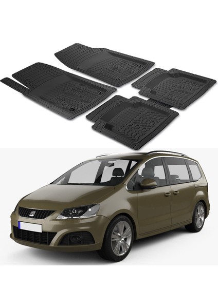 Seat Alhambra 2 2010+ Uyumlu Paspas Seti PP876A1