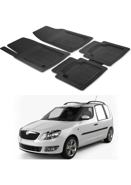 Skoda Praktik 2006 - 2010 Uyumlu Paspas Seti PP060A1