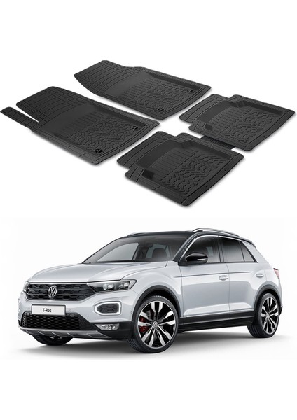 Vw T-Roc 2017 Uyumlu Paspas Seti PP008A1