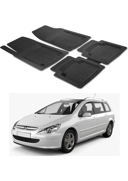 Peugeot 307 Kombi 2001 - 2008 Sw Uyumlu Paspas Seti PP088A1