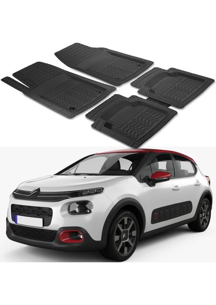 Citroen C3 2017+ Uyumlu Paspas Seti PP341A1