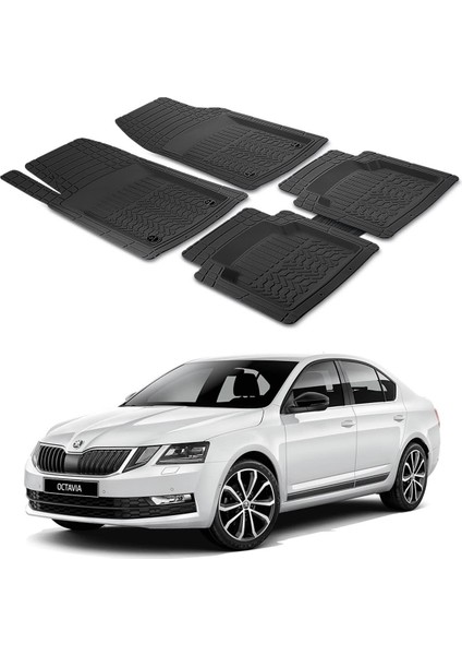 Skoda Octavia 3 Kombi 2013 - 2020 Sw Uyumlu Paspas Seti PP064A1