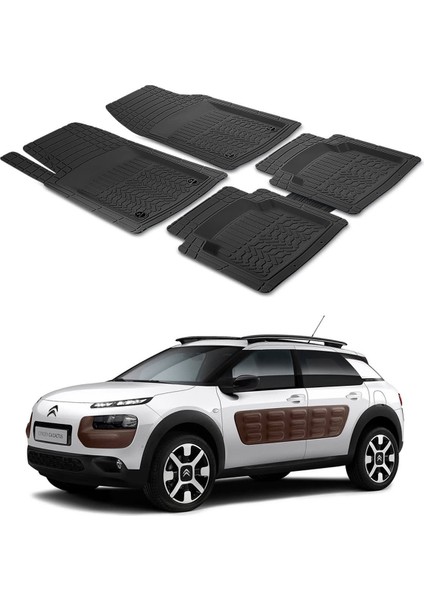 Citroen C4 Cactus 1 2014 - 2018 Uyumlu Paspas Seti PP175A1