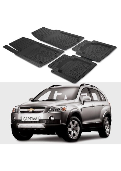 Chevrolet Captiva 2006 Uyumlu Paspas Seti PP289A1