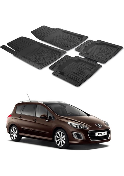 Peugeot 308 1 Kombi 2007 - 2013 Sw Uyumlu Paspas Seti PP093A1