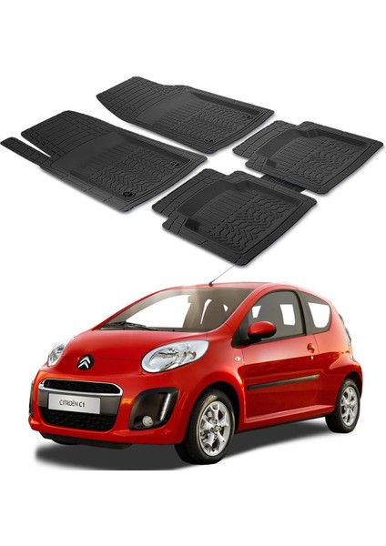 Citroën C1 2005+ Uyumlu Paspas Seti PP336A1