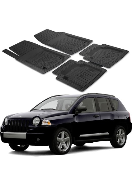 Jeep Compass 1 2007-2010 Uyumlu Paspas Seti PP550A1