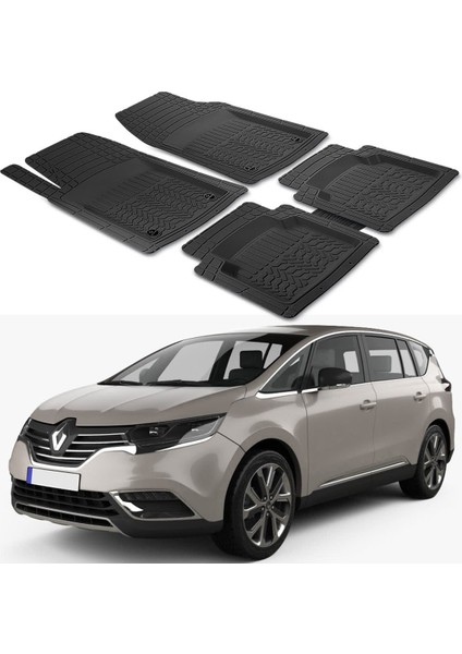 Renault Espace 2015+ Uyumlu Paspas Seti PP835A1
