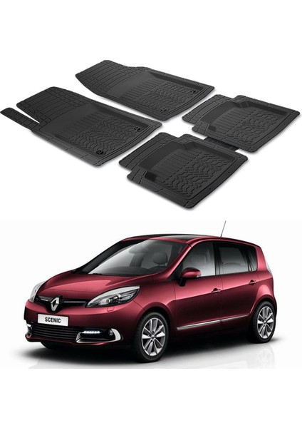 Renault Scenic Jz 2009 - 2016 Uyumlu Paspas Seti PP077A1