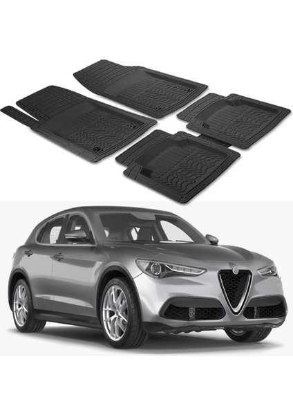 Alfa Romeo Stelvio 2017+ Uyumlu Paspas Seti PP202A1