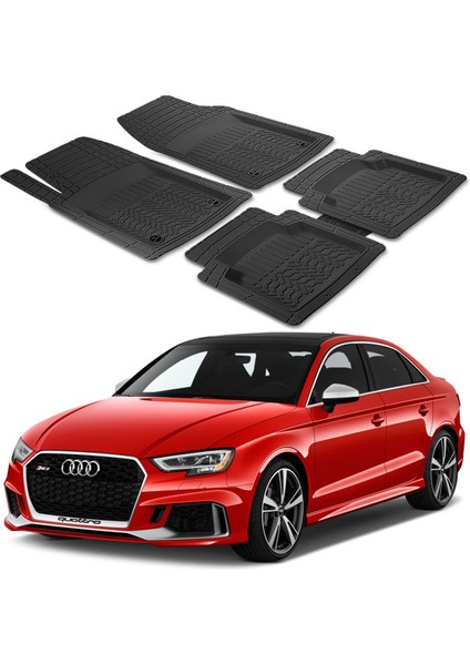 Audi A3 8V 2012-2019 Uyumlu Paspas Seti PP208A1