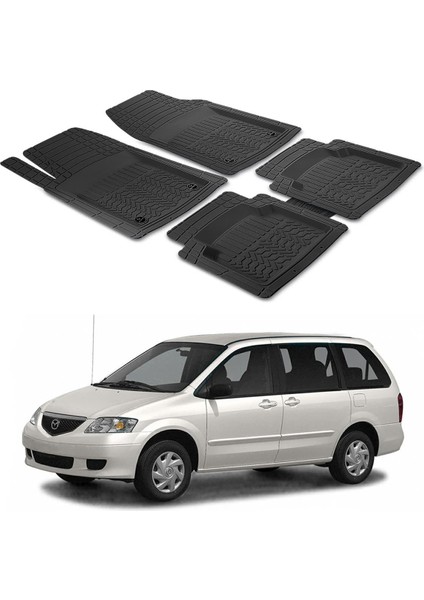 Mazda Mpv 2. Geb. 1999 - 2005 Uyumlu Paspas Seti PP132A1