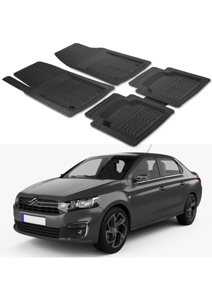 Citroen C-Elysee 2017+ Uyumlu Paspas Seti PP362A1